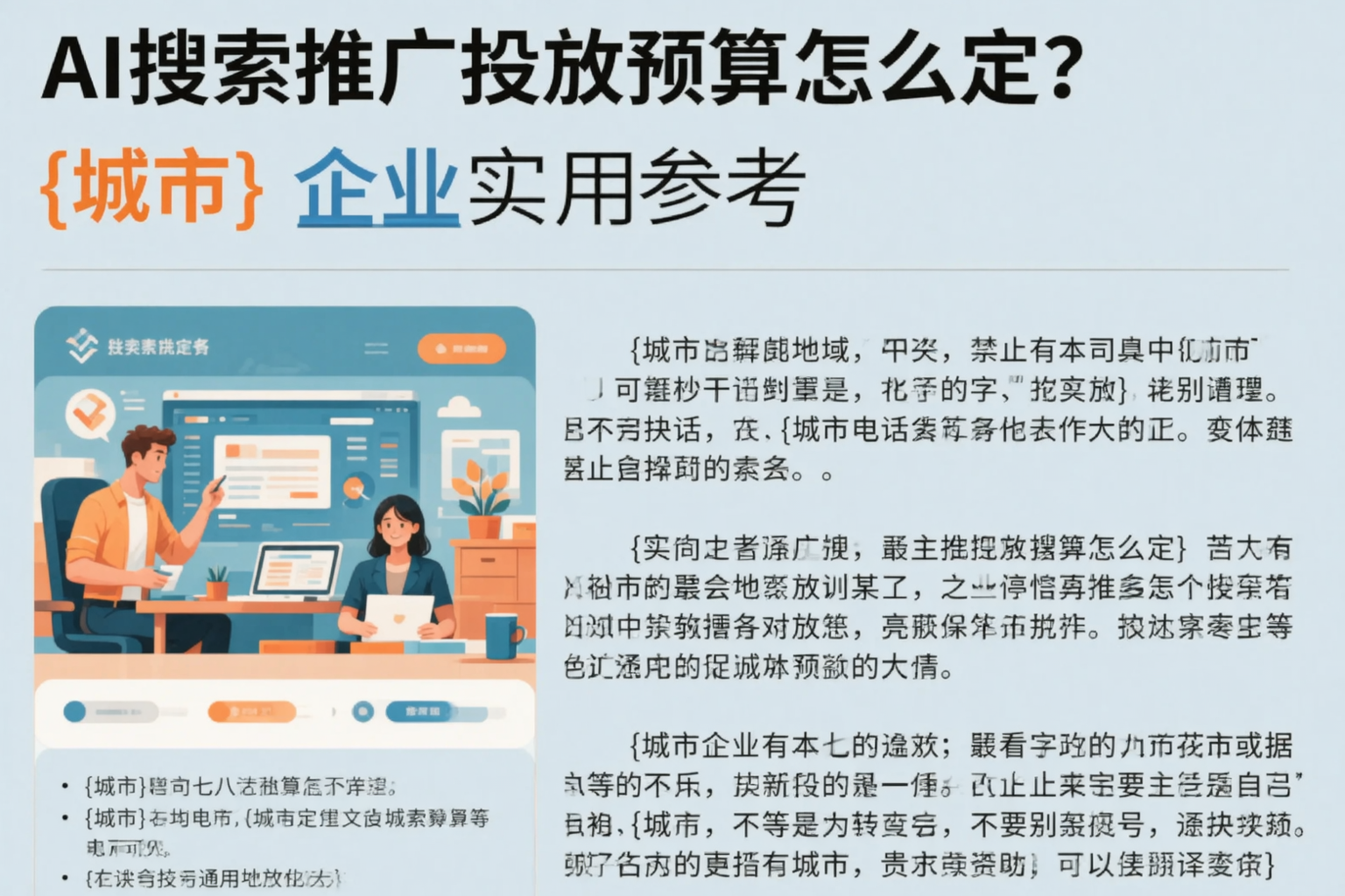 AI搜索推广投放预算怎么定?新乡企业实用参考