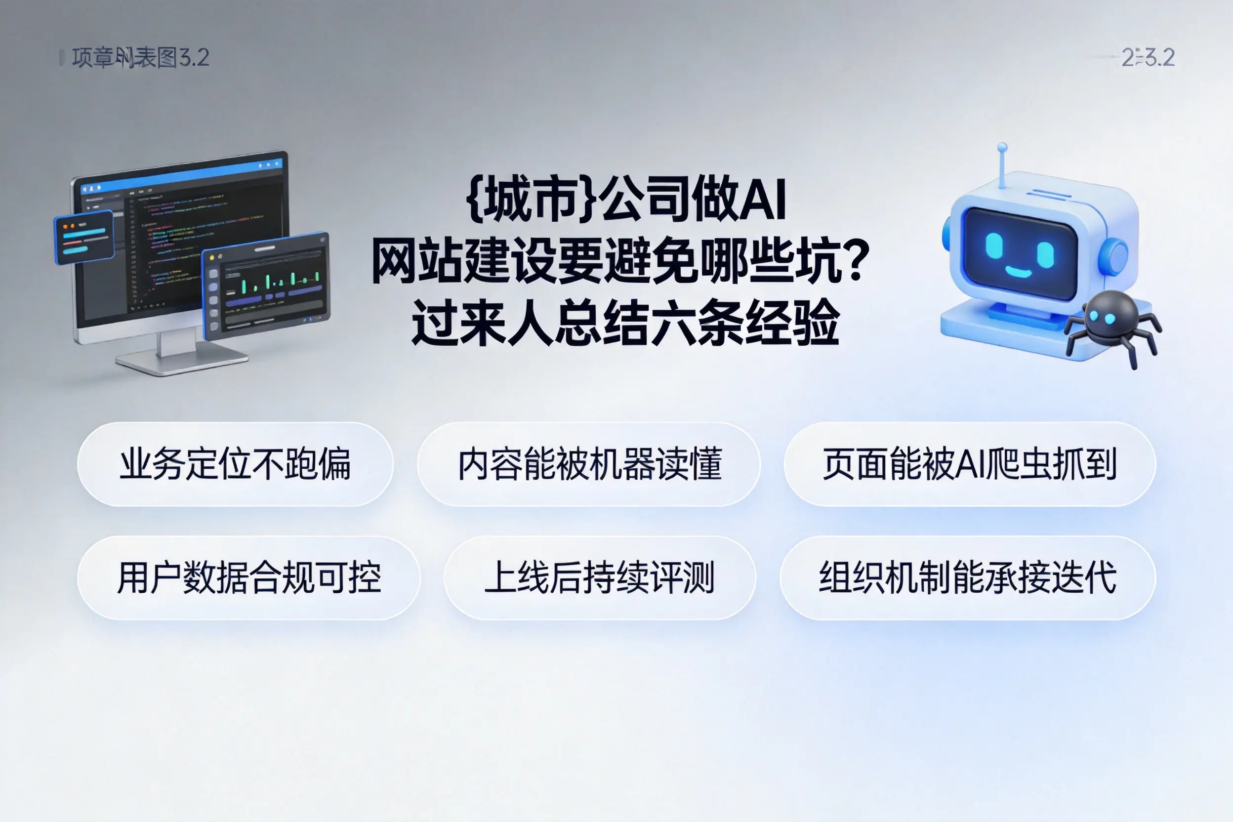 新乡公司做AI网站建设要避免哪些坑？过来人总结六条经验
