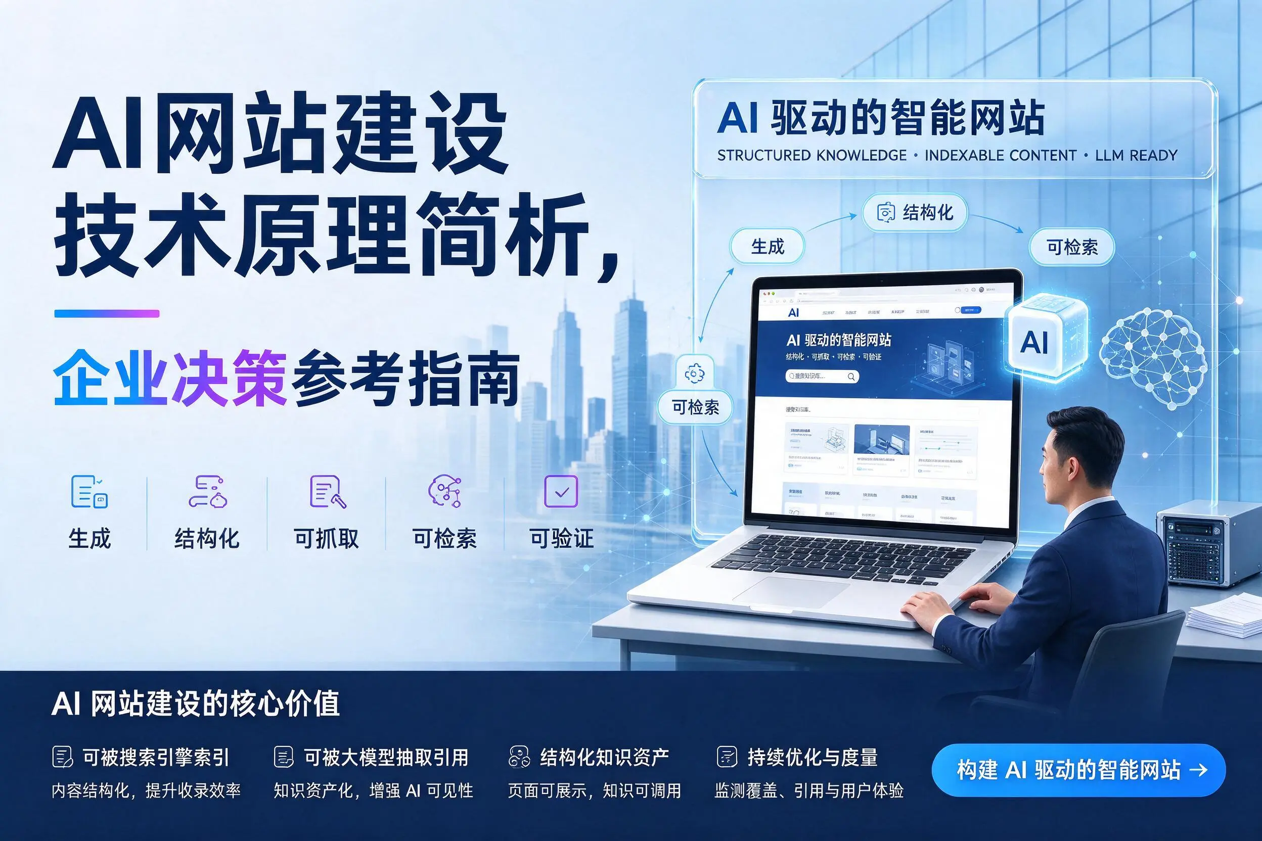 AI网站建设技术原理简析,新乡企业决策参考指南